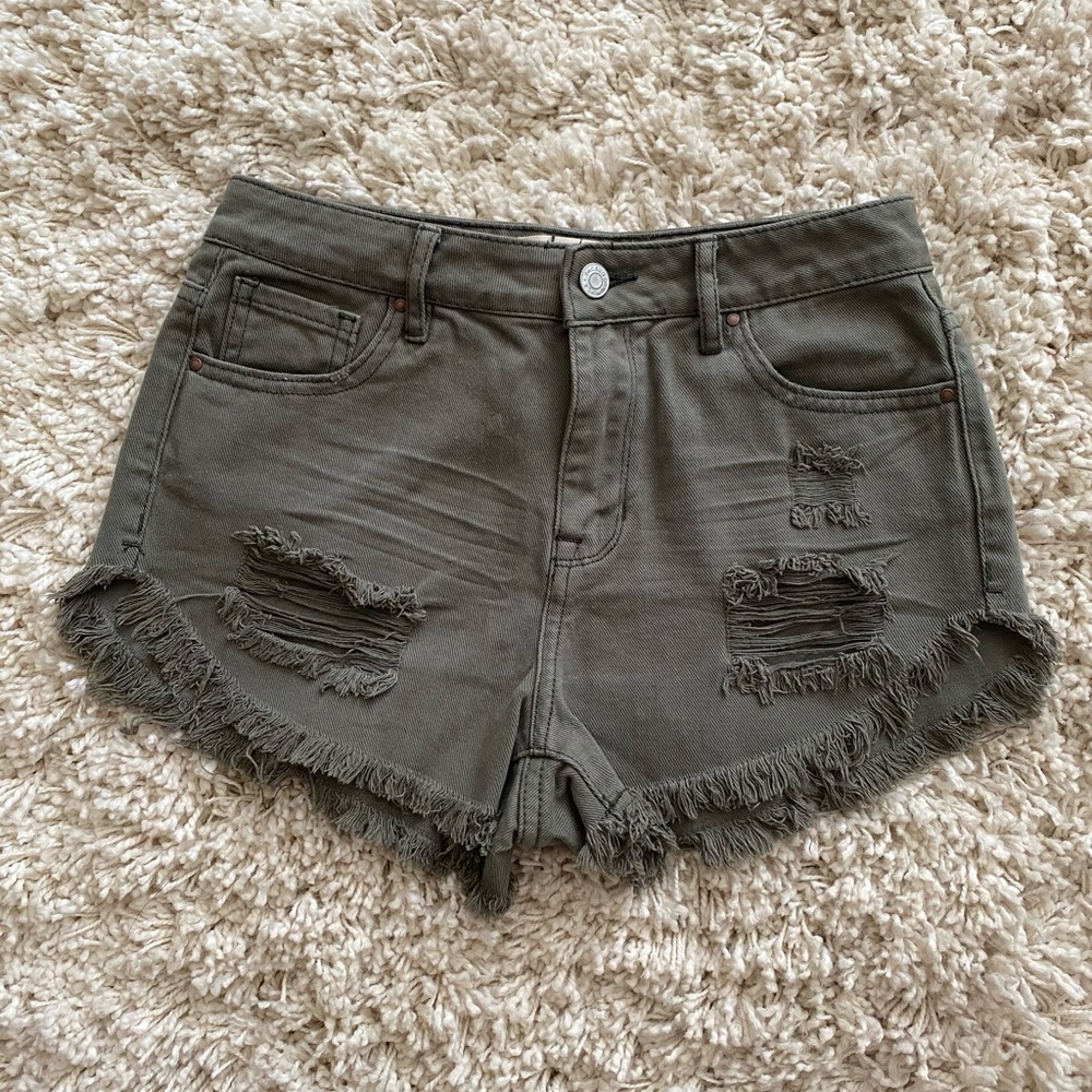 High waisted Jean shorts size 25